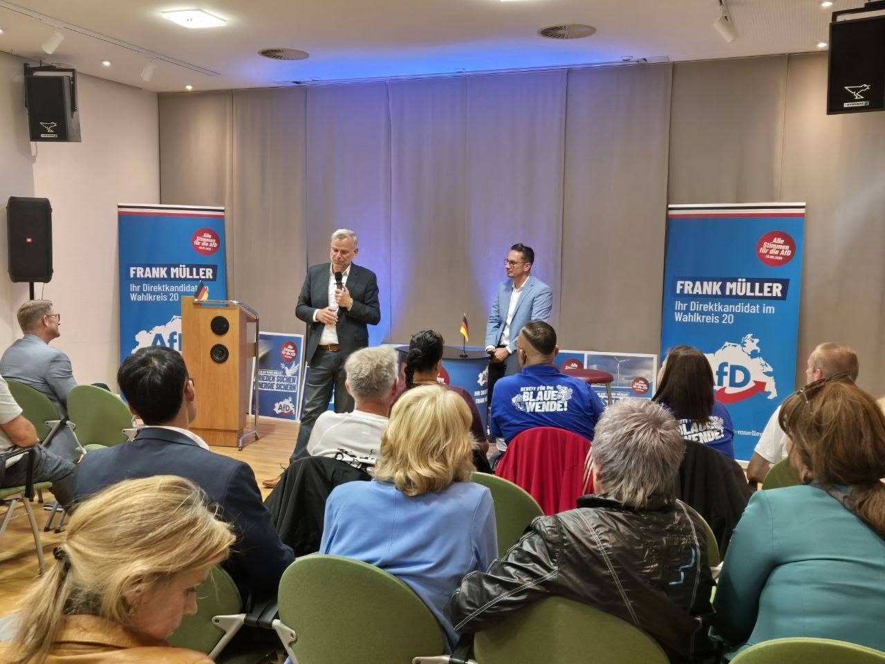 Wahlkampfabschluss im Bürgersaal Waren (Müritz)